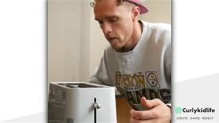 Shoving a knife in the toaster