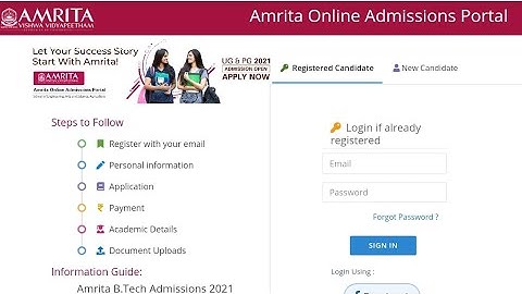 AEEE 2021 Phase 1 Results announced, Download at amrita.edu