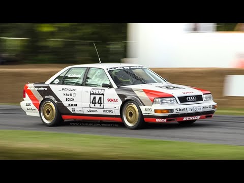 Audi V8 Quattro DTM Sound 1990 Championship Winning Car In Action At Festival Of Speed 2022