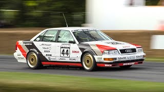 Audi V8 Quattro Dtm Sound: 1990 Championship Winning Car In Action At Festival Of Speed 2022!