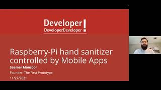 T4S3 Saamer Mansoor - Raspberry Pi hand sanitizer controlled by Mobile Apps screenshot 2