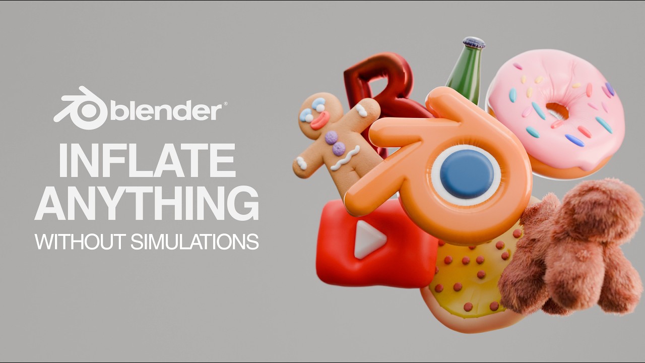 Inflate Anything in Blender (No Cloth Simulation) - YouTube