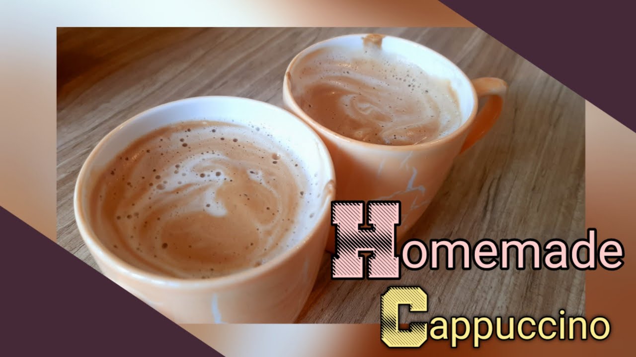 Homemade Cappuccino &bull; Only 3 ingredients Coffee recipe without cream &bull; #Shorts #YoutubeShorts &bull;
