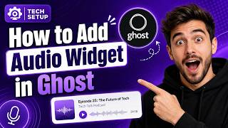 How to Add an Audio Widget in Ghost CMS