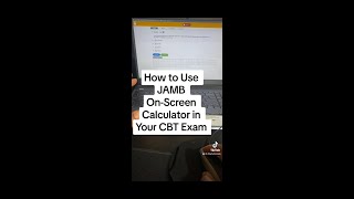 How to use JAMB On Screen Calculator in Your CBT Exam screenshot 3