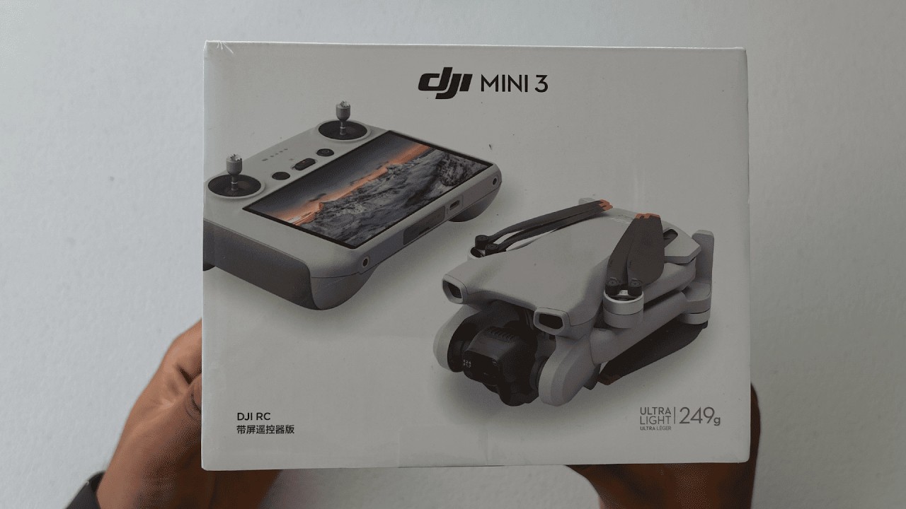 Drone DJI Mini 3 Standard (Com Tela): Unboxing, Configuração Passo a ...