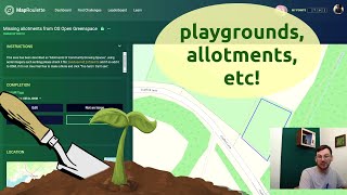 Green spaces mapped with Map Roulette