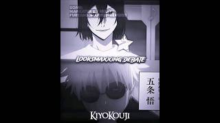 Fyodor Dostoevsky vs Gojo Satoru in Looksmaxxing | Maneater edit 4k | #bungostraydogs #jujutsukaisen