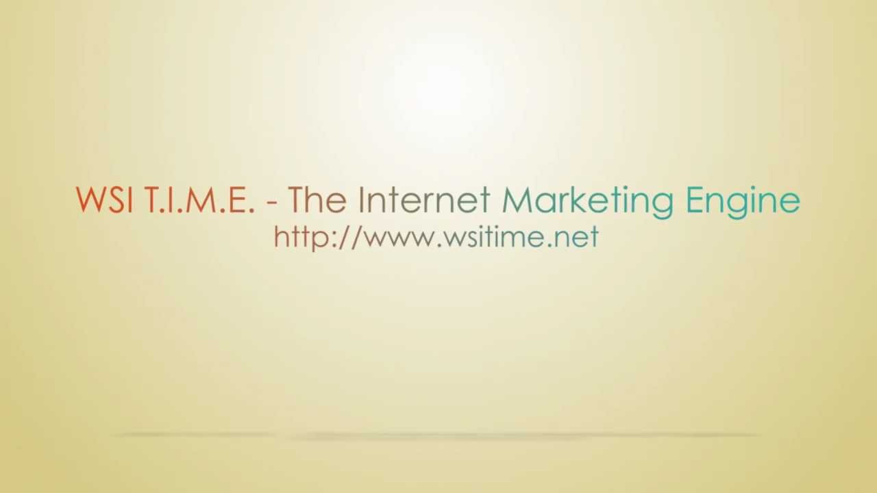 WSI TIME - The Internet Marketing Engine - FREE WEBSCAN ANALYSIS REPORT