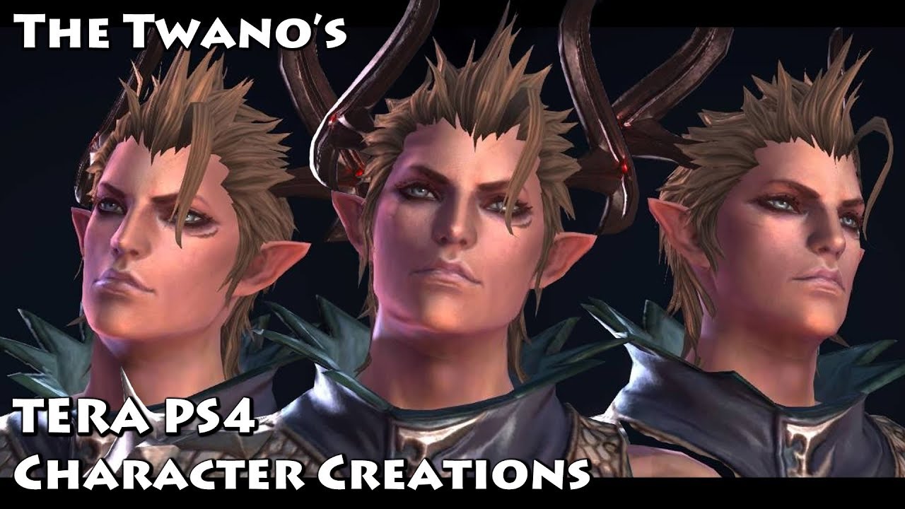 Tera Ps4 Character Creation Male Castanic 1 Youtube