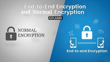 End-to-End encryption vs Normal Encryption 