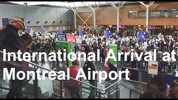 International Arrival at Montreal Airport | YUL Airport