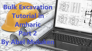 Quantity Survey Tutorial in Amharic  G+1 Takeoff Sheet - Bulk Excavation Part 2 By Abel M