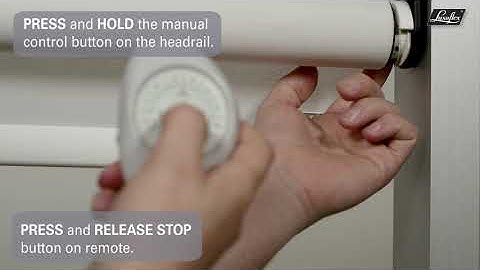 Reversing motor direction - Roller Blinds - PowerView® Automation