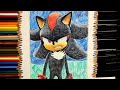 Drawing Shadow The Hedgehog