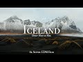 Iceland  deep house mix  4k scenic film with edm music