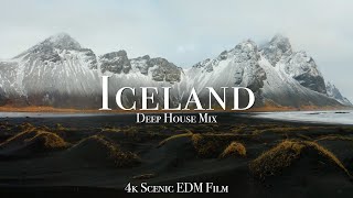 Iceland & Deep House Mix - 4K Scenic Film With EDM Music