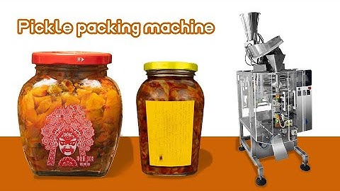 Fully Automatic Pickle Filling and Packaging Machine with High Performance