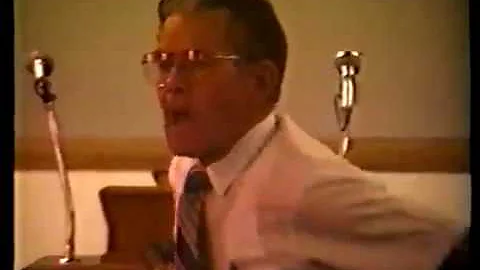 Elder George Gilkerson Preaching at Philadelphia United Baptist 9/15/91