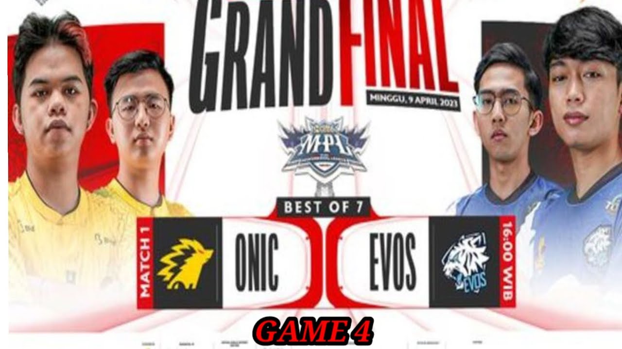 ONIC ID VS EVOS LEGENDS GAME 4 GRAND FINAL MPL INDONESIA SEASON 11