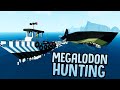 Giant Megalodon Found! - Hunting The Prehistoric Shark That Devours Ships - Stormworks Gameplay
