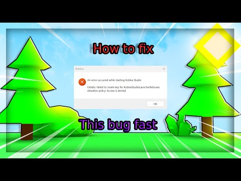 #1 How to fix Roblox studio bug "An error occured while starting roblox studio" Mới Nhất