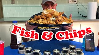 Fish and Chips for 10 | Those fries😥