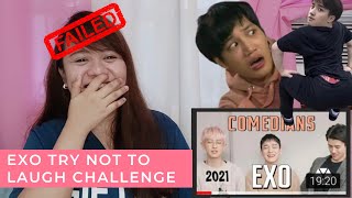 EXO TRY NOT TO LAUGH CHALLENGE | minimei chen
