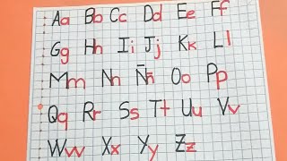 Prácticar Trazos Correctos Letras del Abecedario 📝🌈😊