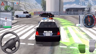 Police Sim 2022(Ovidiu Pop 제작) - 경찰차 운전 게임 로스앤젤레스 시티 파트 2 screenshot 4