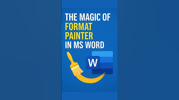 The Magic of Format Painter in MS Word  | Copy Formatting in One Click! #learnmsword    #education