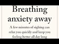 Quick Breathing Practice to Calm Your NERVOUS SYSTEM.! - Cyclic Sighing! 