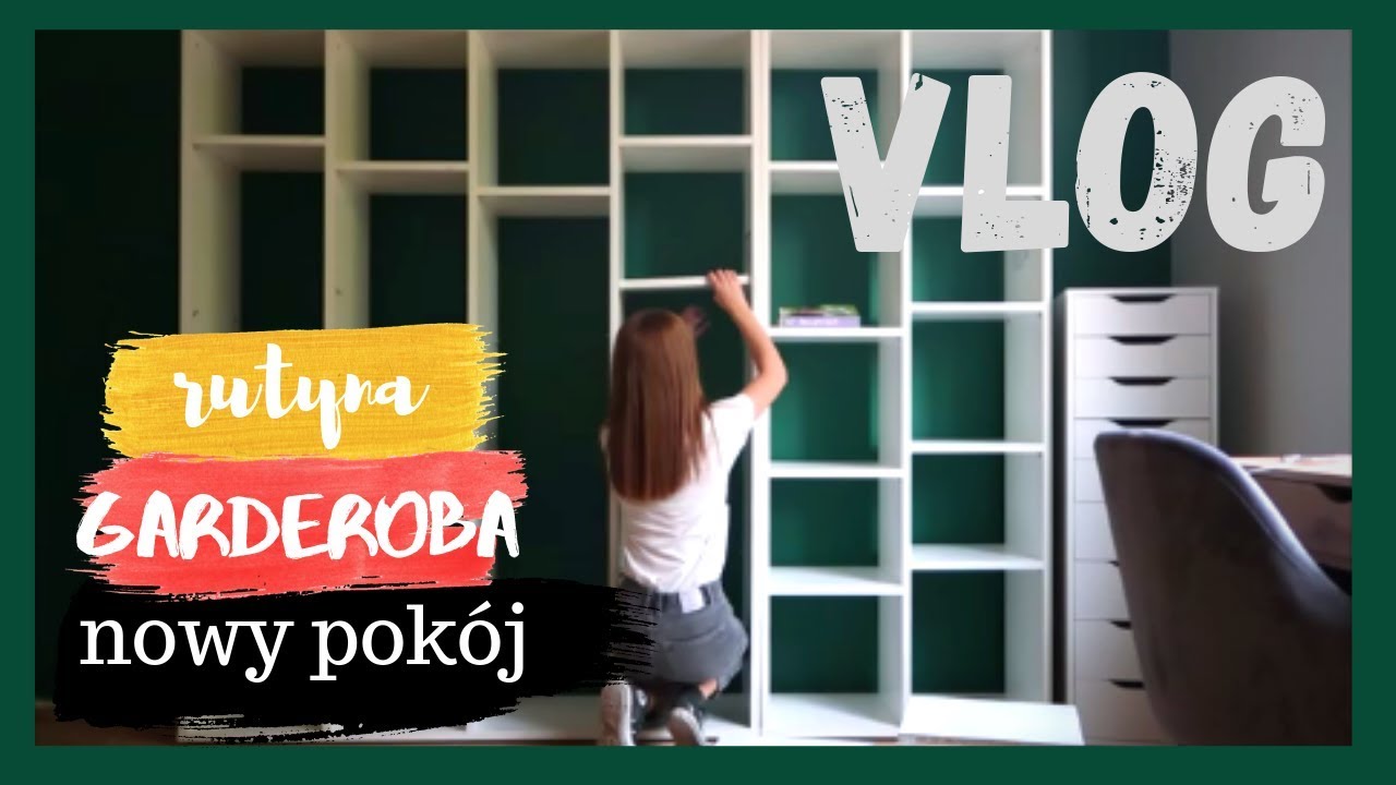 NOWY POKÓJ, GARDEROBA, PORANNA RUTYNA| daily vlog