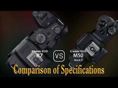 Canon EOS R7 vs. Canon EOS M50 Mark II: A Comparison of Specifications ...