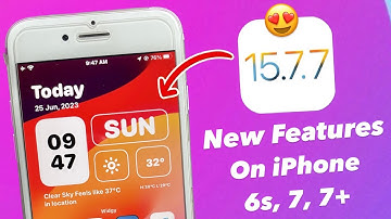 iOS 15.7.7 - New Features on iPhone 6s, 7, 7+ || iOS 15.7.7