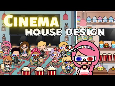 CINEMA HOUSE DESIGN | Update House Designer! | Movie Night | Toca Life World | Toca Boca