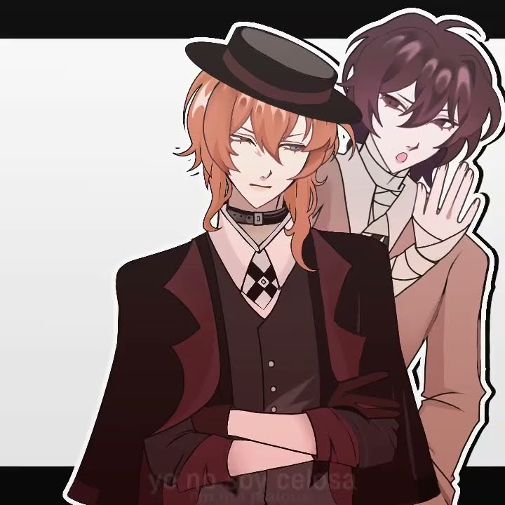 Skk, jealous chuuya? #bsd #gacha #gl2 #chuuya #dazai