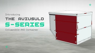 AviusULD S-Series Collapsible AKE Container