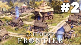 FARTHEST FRONTIER Gameplay Walkthrough Part 2 - New Villager Born, Death, Wolves & Tier 2
