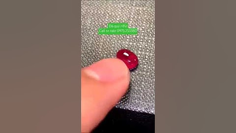 Viên Ruby thiên nhiên yên bái siêu đẹp, lên nhẫn nữ sáng trọng, nặng 1,6ct, giá 6,2 triệu
