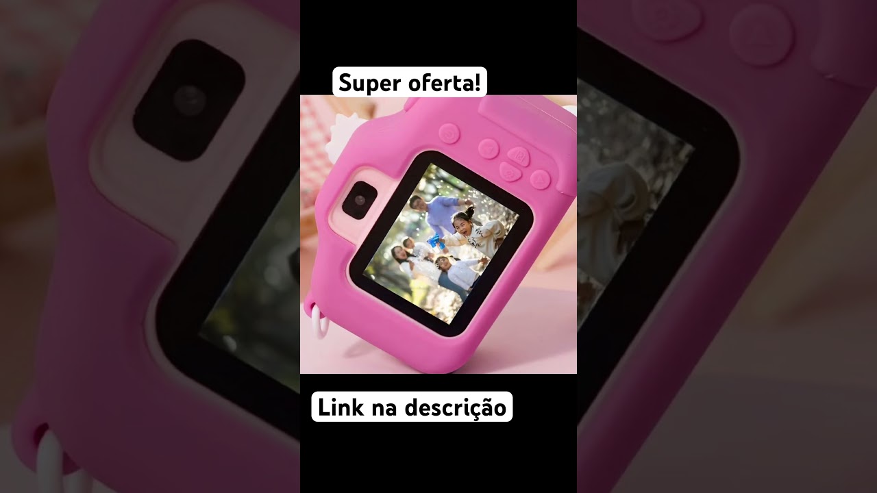 ￼Câmera de Vídeo Digital Unicórnio com Estojos de Silicone para Crianças 1080P Câmera HD Brinquedos