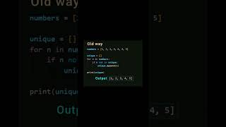 Python Trick – Remove Duplicates in One Line