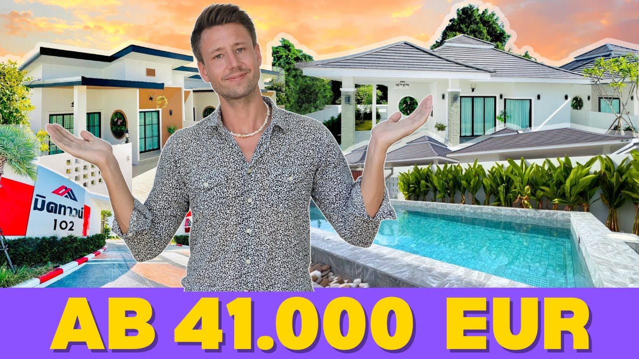 Günstigstes Haus in HUA HIN? Neubauten ab 1.59MB - Midtown 102 Townhaus & POOL VILLA