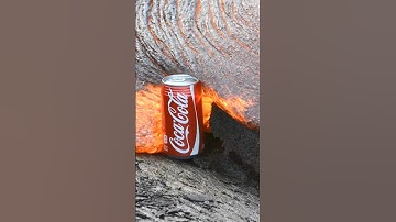 Lava vs Coke can #shorts #viral