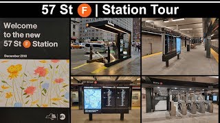 ⁴ᴷ Subway Tour | Rebuilt 57 St (F) Station