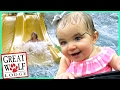 FIRST TIME AT GREAT WOLF LODGE INDOOR WATERPARK! | Sam & Nia