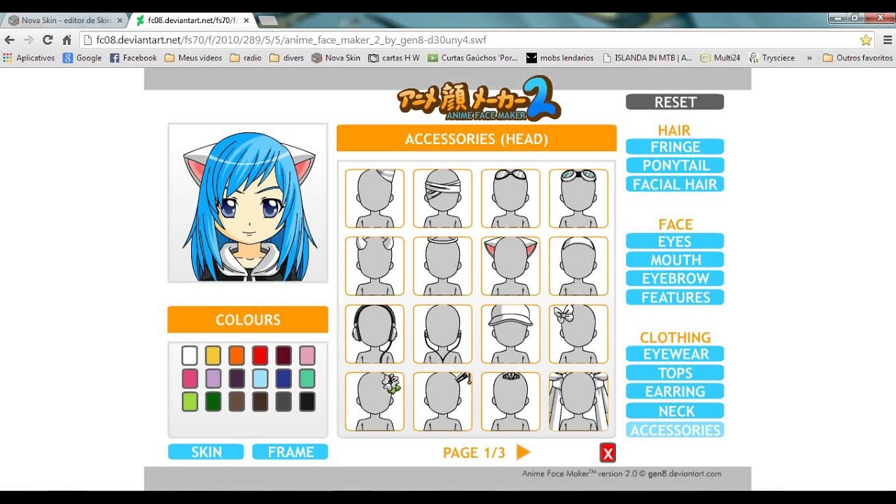 COMO CRIAR AVATAR ANIME - YouTube