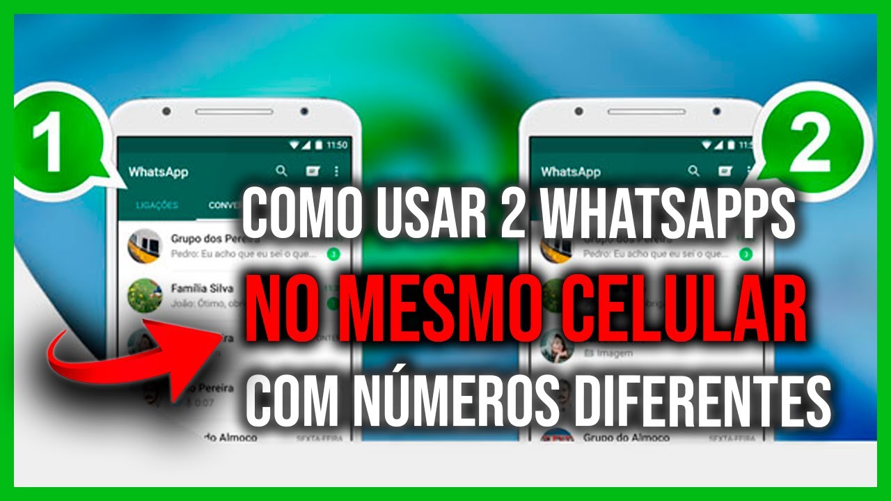 Como Usar 2 WhatsApp com Números Diferentes no Seu Celular | Passo a ...