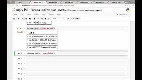 27 Reading Text Files   read table  fn and skiprows attribute