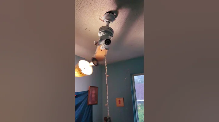 5 ceiling fans wobbling with iPhone ringtone #meme #ceilingfan #funny #shorts